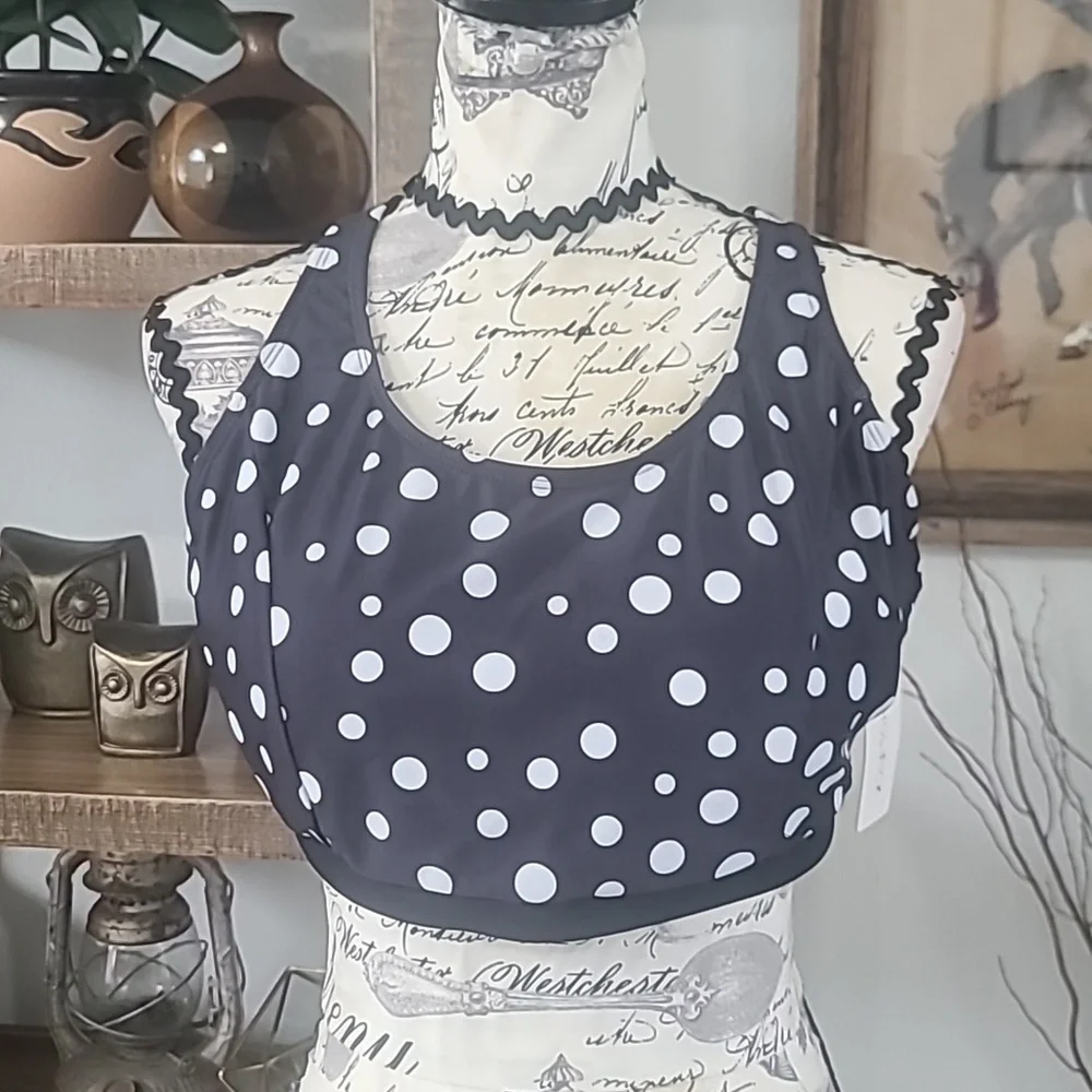 Holipick Polka Dot Swim - Black/White